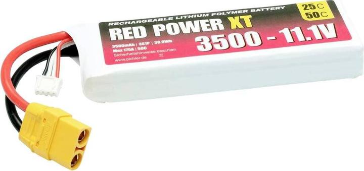 Immagine prodotto Red Power RD XT 3500 S3 - Akku-Pack Li-Polymer - Akku - 3.500 mAh (11.10 V, 3500 mAh)