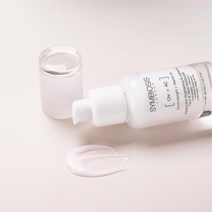Image du produit Symbiosis Chromabright + Vitamine C) Impeccable Brightening & Lightening Moisturiser Visage & Cou (45 ml)