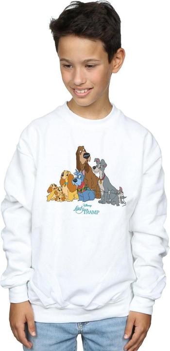 Produktbild Disney Lady And The Tramp Classic Group Sweatshirt Jungen (140, 146)