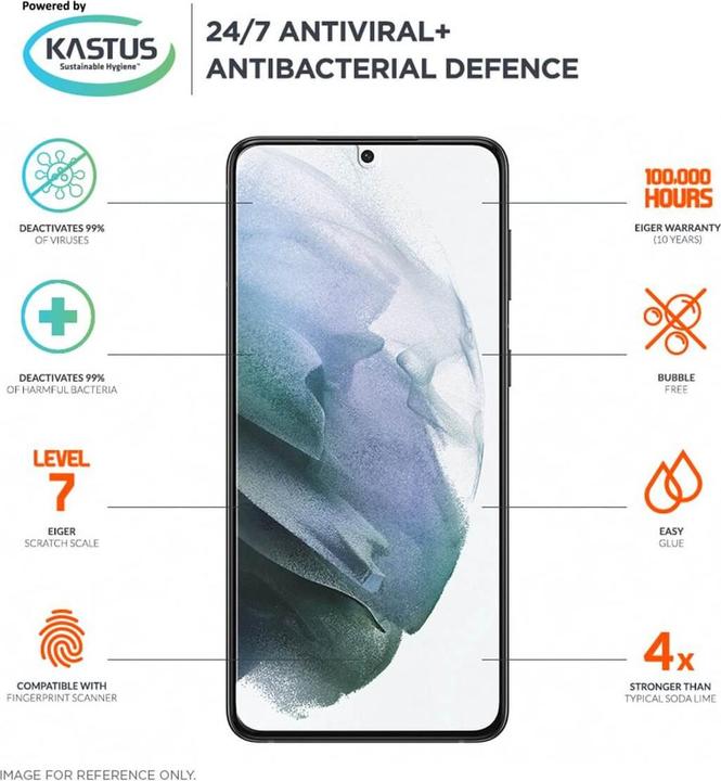 Actual product image Eiger Mountain Glass Ultra (1 pcs., Samsung Galaxy S22)