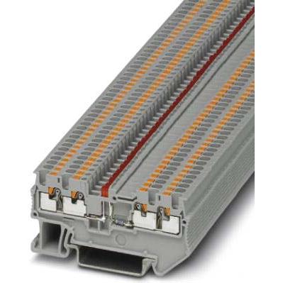 Phoenix Contact Grigio Pt 1,5/S-Quattro-La 24 Rd 3208198 Terminale Passante 0,14 Mm² 1,50 Mm² 50 Pz., Cavo + Spina Elettrica,
