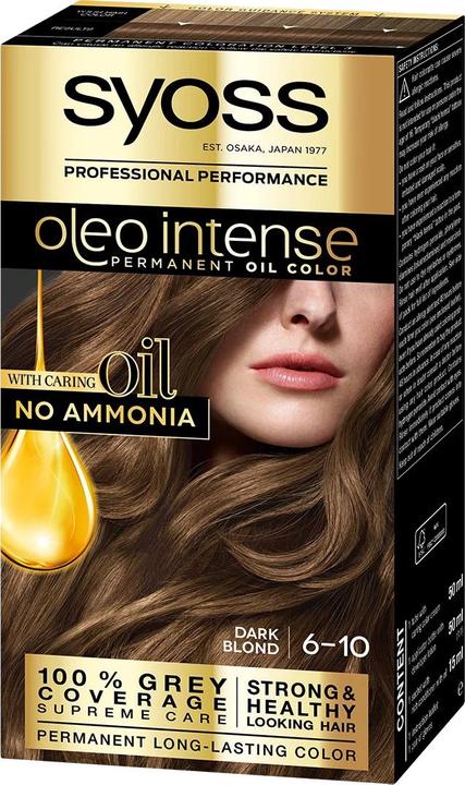Syoss OLIO INTENSE ink sin amoniaco #6.10-rubio oscuro 5 pz (6-10)