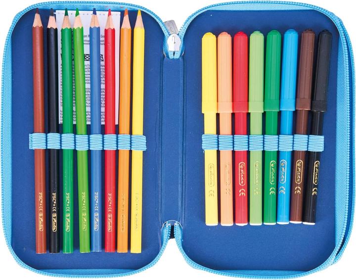 Image du produit Herlitz Étui double 23 pièces Cosmic Explorer