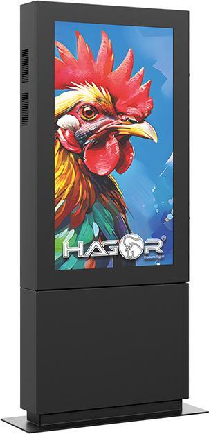 Image du produit Hagor SOPK 140cm 55inch Portrait outdoor totem portrait format full-outdoor -25 to +40 degree