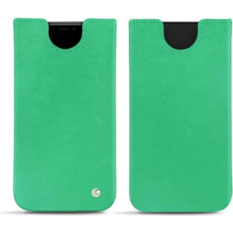 Noreve Lederschutzhülle (Apple iPhone XS Max), Smartphone Hülle, Grün