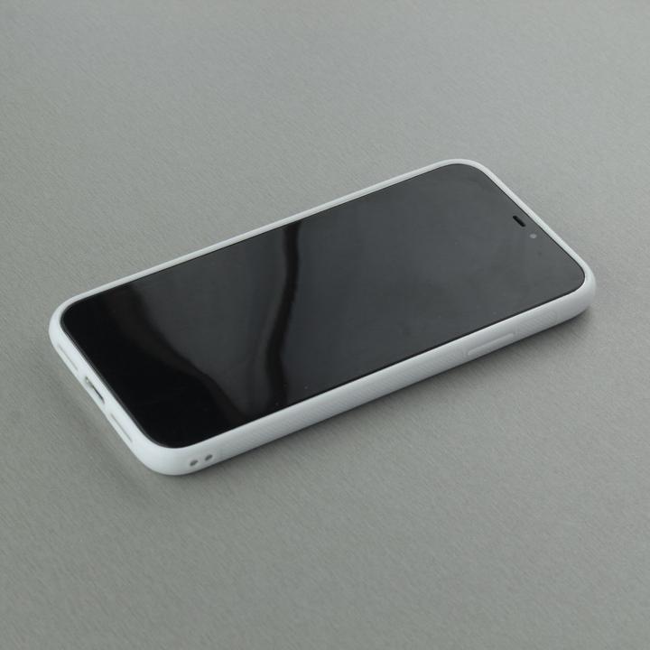 Actual product image PhoneLook Cover Silicone white Valentine 2023 three minimalist hearts (Apple iPhone XR)