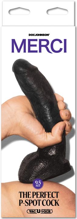 Image du produit All Stars The Perfect P-Spot Cock - 9.5 / 24 cm - Noir