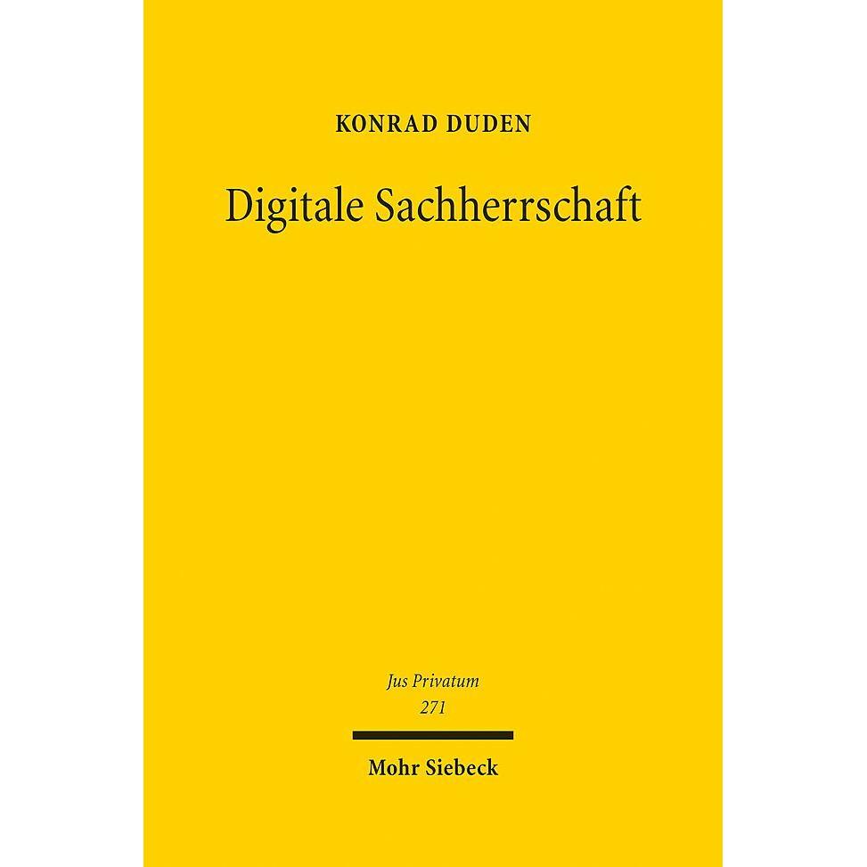 Thumbnail - Digitale Sachherrschaft, Fachbücher von Konrad Duden