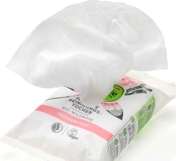 Produktbild dm alverde Reinigungstücher Bio-Wildrose (Reinigungstücher Gesicht)