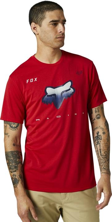 Actual product image Fox Tee 22 Rkane Head Ss Tech Red S (S)