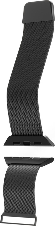 Actual product image Puro Milanese Magnetic Band - Pasek ze stali nierdzewnej do Apple Watch 42/44/45/49 mm (czarny) (42 mm, 44 mm, 45 mm, 49 mm, Stainless steel, Apple Watch Series 1, Apple Watch Series 2, Apple Watch Series 3, Apple Watch Series 4, Apple Watch Series 5, Apple Watch Series 6, Apple Watch Series 7, Apple Watch Series 8, Apple Watch Series 9, Apple Watch SE, Apple Watch Ultra, Apple Watch Ultra 2)