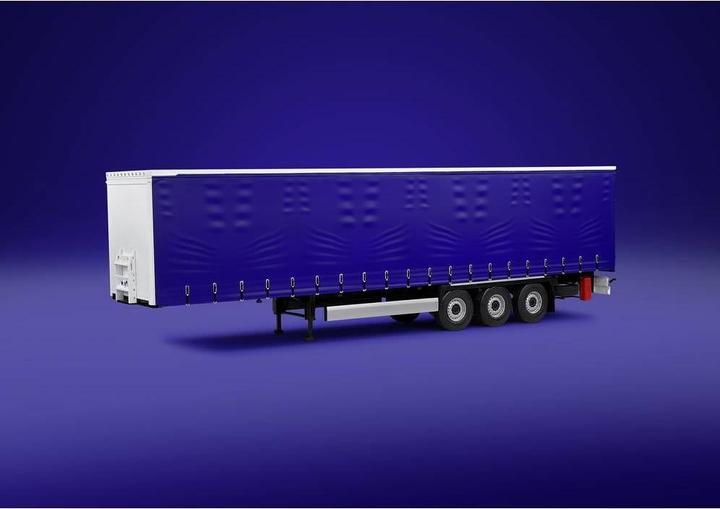 Actual product image Solido 1:24 Tarpolin trailer blue