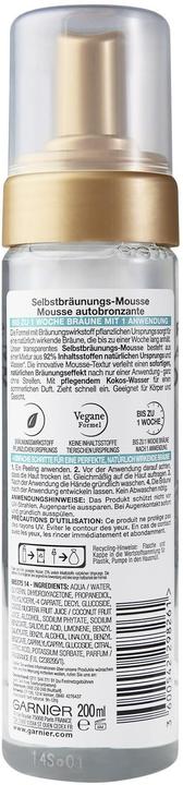 Image du produit Garnier Ambre Solaire Natural Bronzer (Mousse autobronzante, 200 ml)