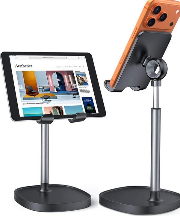 Lisen - Desk Holder Mechanical Series (YL0421030004) - for Phones, Adjustable Height, Stable - Black