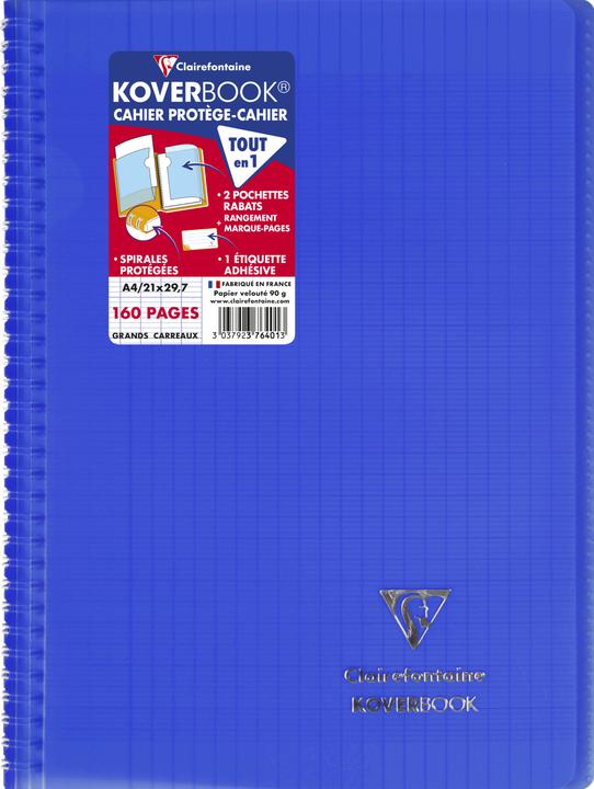 Actual product image Clairefontaine Koverbook (A4, Checked, Soft cover)