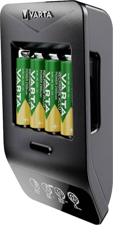 Actual product image Varta LCD Smart Charger+ (1 pcs., AA, 2100 mAh, Battery + charger)