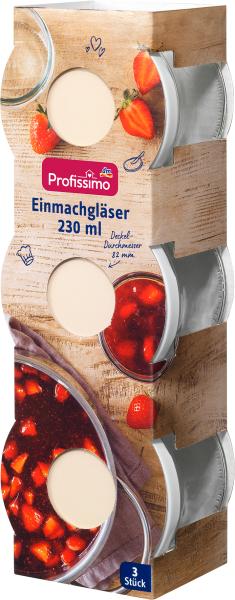 Produktbild dm Profissimo Einmachgläser 230ml