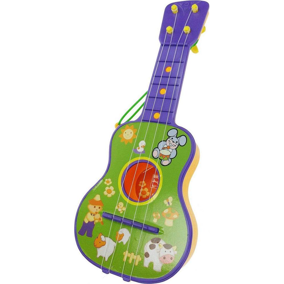 Reig Kindergitarre Lila grün 4 Seile (58198081)