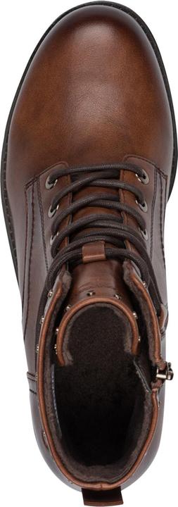 Actual product image Tamaris en cuir marron à lacets (41)