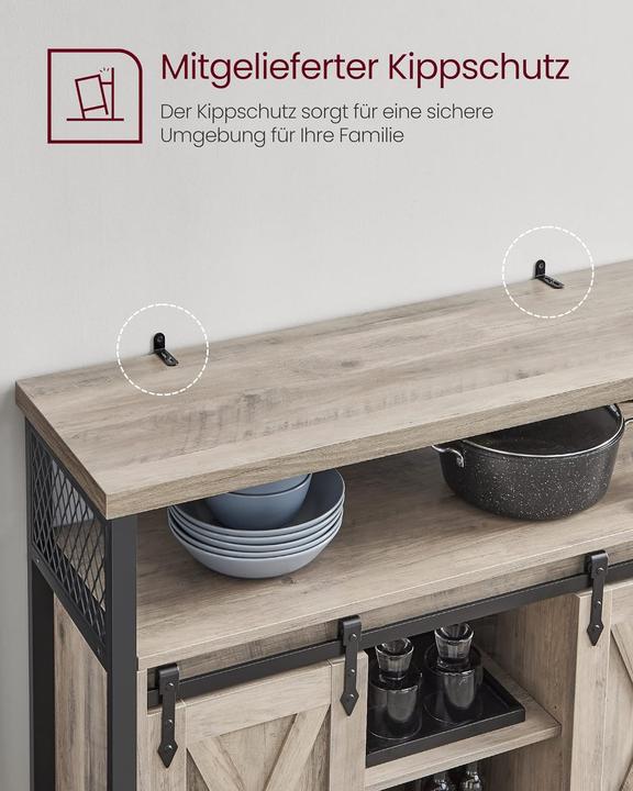 Produktbild Vasagle Sidey (100 x 33 x 80 cm)