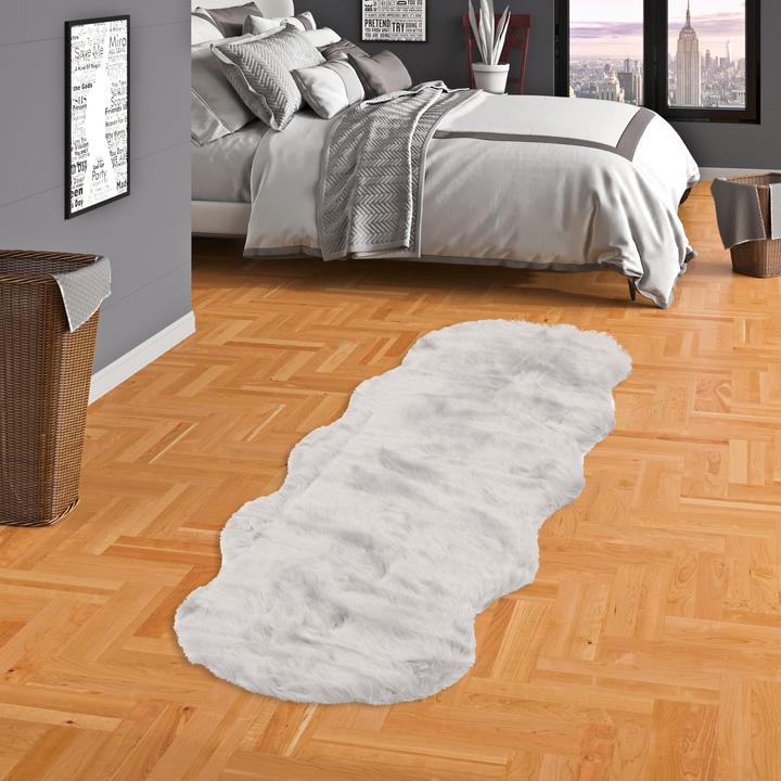 Produktbild Pergamon Luxus Super Soft Fellteppich Aspen Meliert Shape XL (55 x 160 cm)