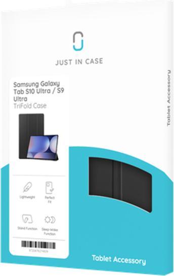 Immagine prodotto Just in Case Smart Tri-Fold Samsung Galaxy Tab S10 Ultra / S9 Ultra Custodia a libro Zwart (8274809) (Galaxy Tab S10 Ultra)