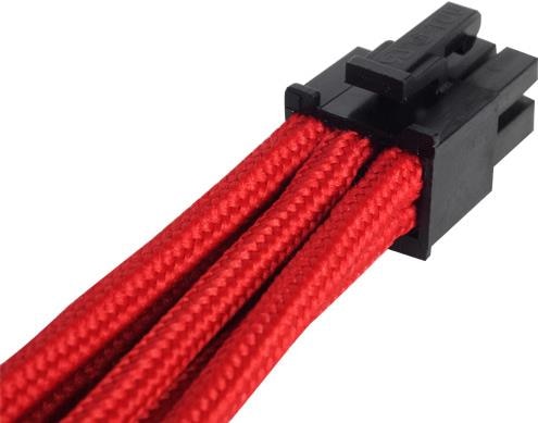 Actual product image Silverstone ATX Extension 6-6(PCI-E)Pin red