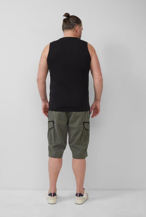 Produktbild S.Oliver T-Shirt Tanktop mit Flammgarnstruktur und Logo (3XL)