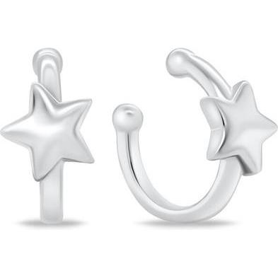 Brilio, Ohrringe, Silver - Decent silver earrings Star EA784W