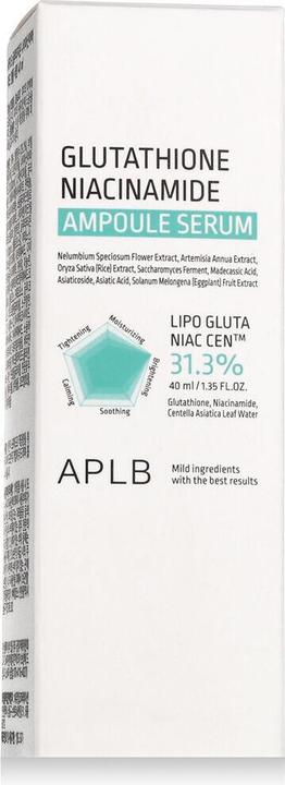 Produktbild Aplb Glutathione Niacinamide Ampoule Serum Lipo Gluta Niac 31.3% 1.35 (1.35 ml)