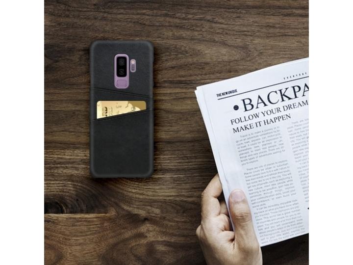 Actual product image Screenguard Samsung Galaxy S9+ CardCaddy Leather Backcase with Card Pockets (Samsung Galaxy S9+)