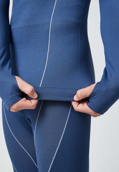 Image du produit Snocks Sous-vêtements thermiques pour hommes avec trou pour le pouce (XL)