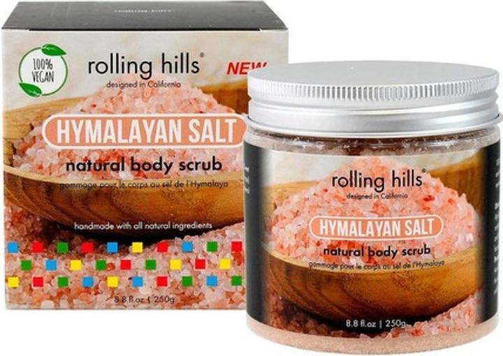 Produktbild Rolling hills Natural Scrub mit Himalayasalz Körper- und Gesichtspeeling 100