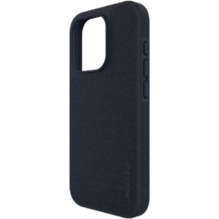 Incase ICON Tasche für MagSafe für iPhone 16 Plus - Navy Woolenex (Apple iPhone 16 Plus), Smartphone Hülle, Blau