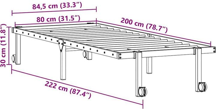 Actual product image vidaXL Marvella (80 x 200 cm)