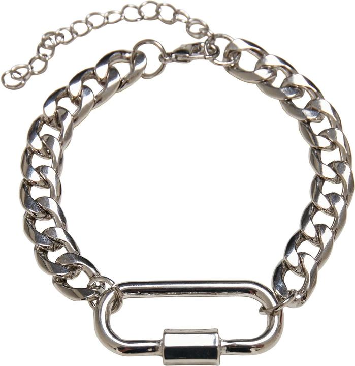 Actual product image Urban Classics Fastener Bracelet - 17144 (Zinc, Iron)