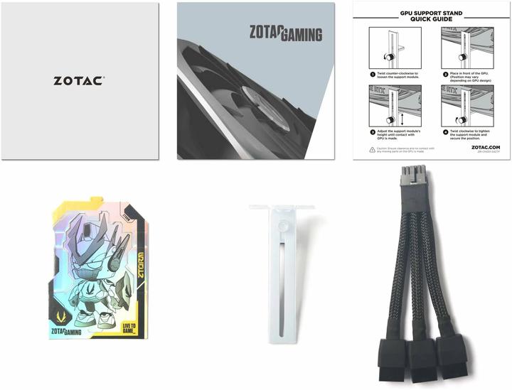 Image du produit Zotac GeForce RTx4070Ti SUPR TrntyWhte (16 Go)
