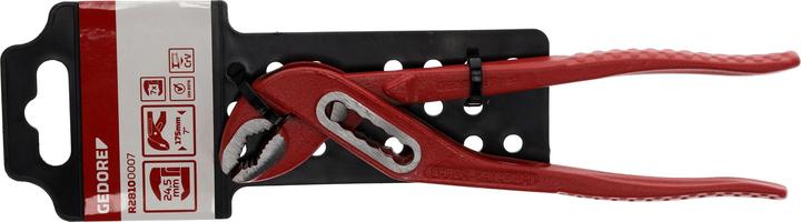 Productafbeelding Gedore Red Waterpomptang 7-voudig verstelbaar Spanwijdte 25mm (180 mm)
