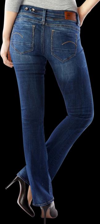 Produktbild G-Star Midge Saddle Mid Bootleg Jeans neutro dk aged (34)