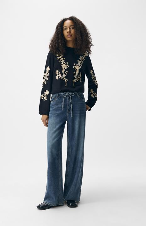 Immagine prodotto Object Jeans a gamba larga con cintura (XL)