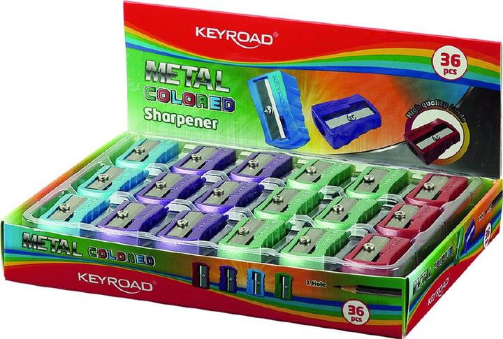 Keyroad Metal-colorvoller metallspitzer, einzeln, box, farbmischung