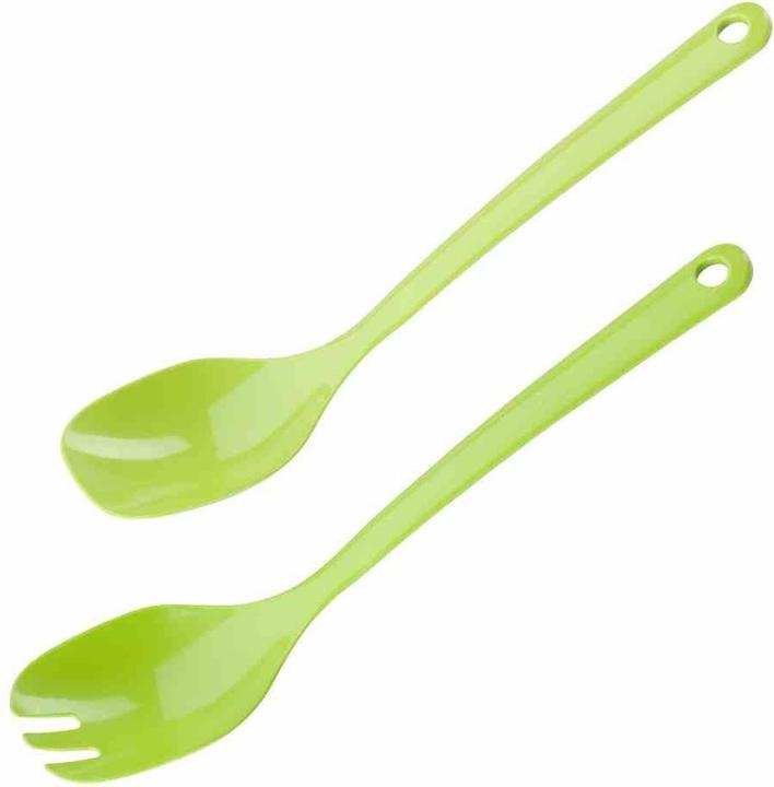 Waca Insalatiere in plastica di colore verde, 31 cm, 2 pezzi (Server insalata)