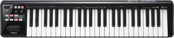 Roland A49 MIDI Keyboard Black with MIDI Cable (Keyboards)