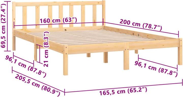 Image du produit vidaXL Tiziana (160 x 200 cm)