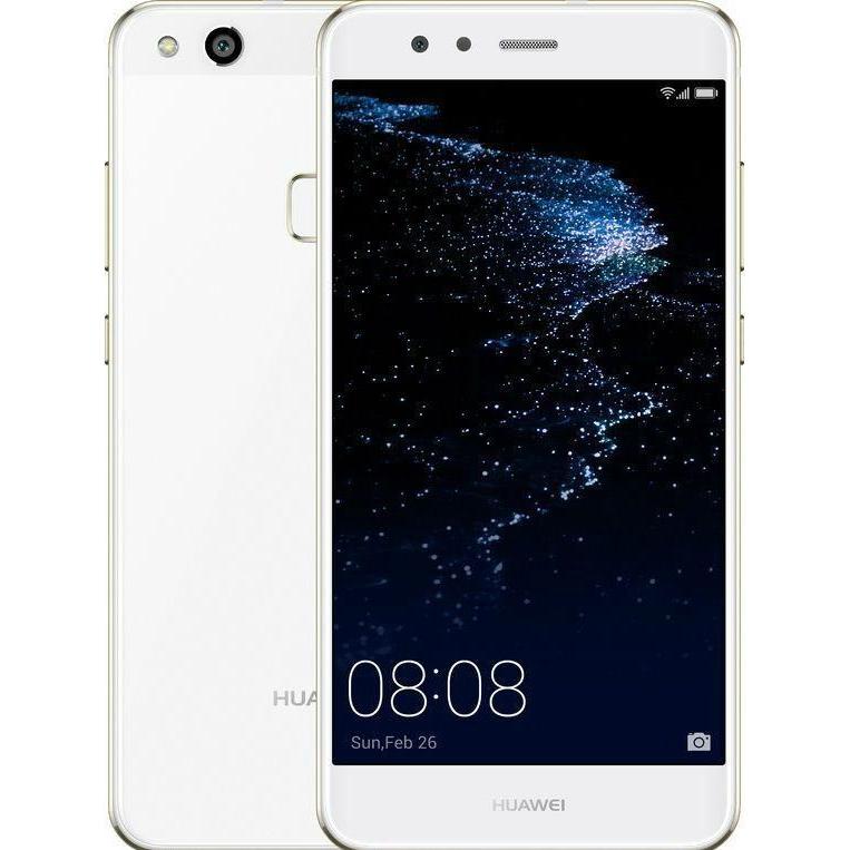 Huawei P10 Lite (32 GB, Pearl White, 5.20", Hybrid Dual SIM, 4G), Smartphone, Weiss