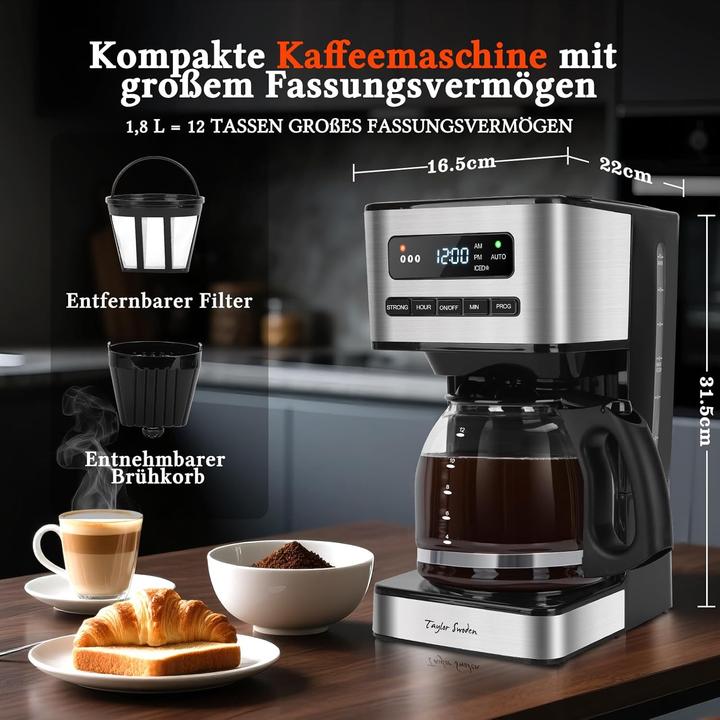 Produktbild Taylor Swoden Filterkaffeemaschine mit Eiskaffee-Modus