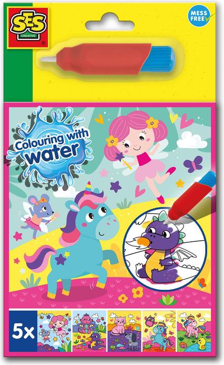 Ses Malbuch Malen mit Wasser Fantasie