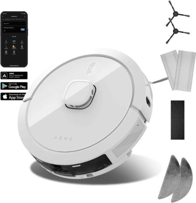 Produktbild Aeno Staubsauger Roboterstaubsauger RC5S Weiss (Saugwischroboter)