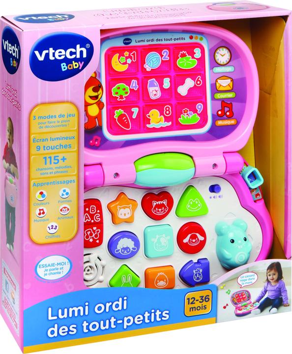 Immagine prodotto VTech Computer Lumi Per Bambini Rosa (Francese, 1 - 3 anni)