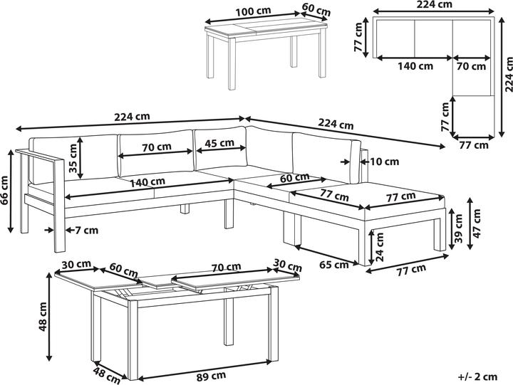 Nutritional values and ingredients Beliani Messina